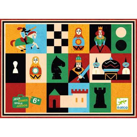 Jeux classiques - Échecs et Dames - Jeux de société by Djeco