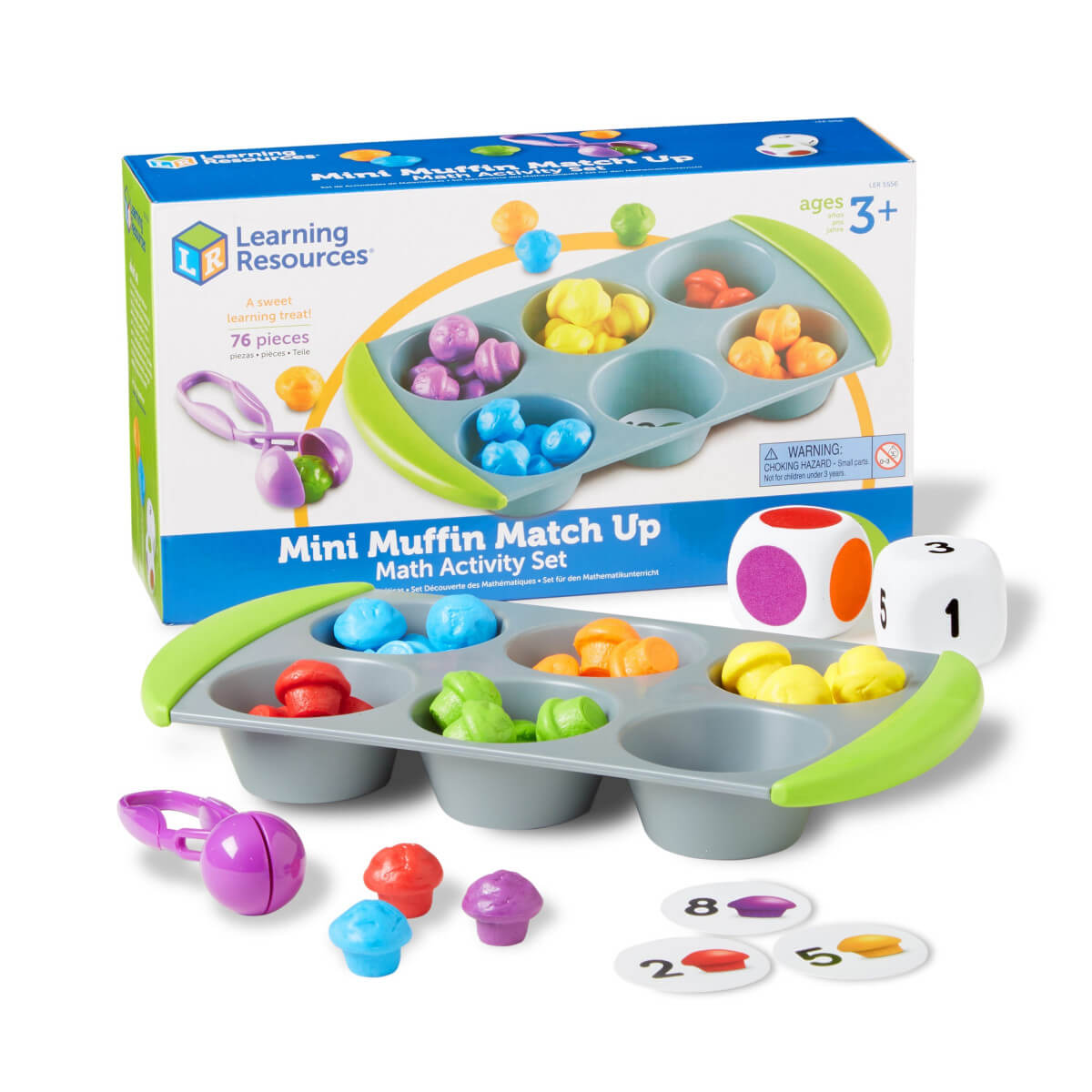 Kit d'activités mathématiques Mini Muffin Match Up-Jeux éducatifs-Learning Resources-Comme des Pirates