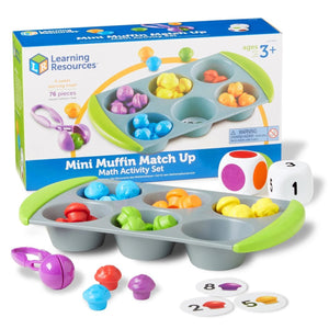 Kit d'activités mathématiques Mini Muffin Match Up - Jeux éducatifs by Learning Resources