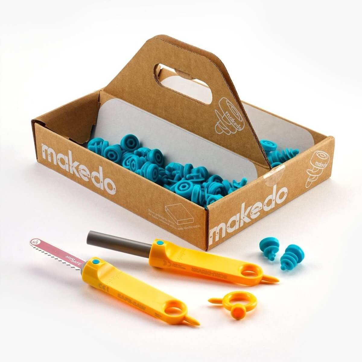 Kit de fabrication en carton Discover (126 pcs) - Art & bricolage by Makedo