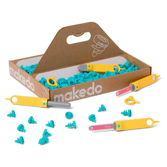 Kit de fabrication en carton Discover (126 pcs) - Art & bricolage by Makedo