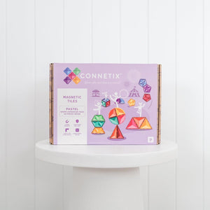 Kit d'extension de Formes Pastel (48 pcs)-Jeux de construction-Connetix-Comme des Pirates