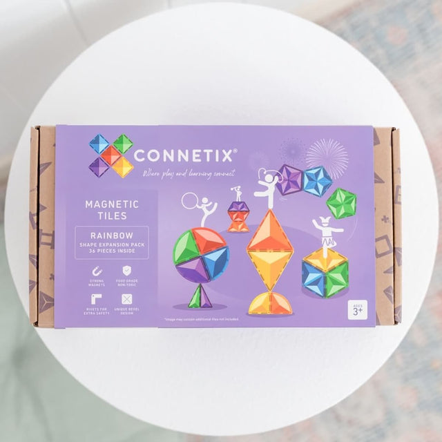 Kit d'expansion Formes Rainbow (36 pcs) - Jeux de construction by Connetix