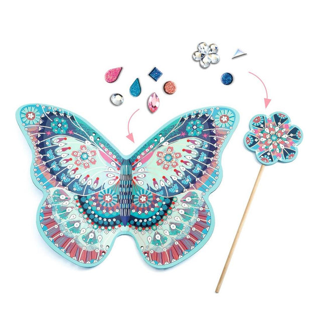 Kit DIY - Ailes et baguette de fée à décorer - Art & bricolage by Djeco