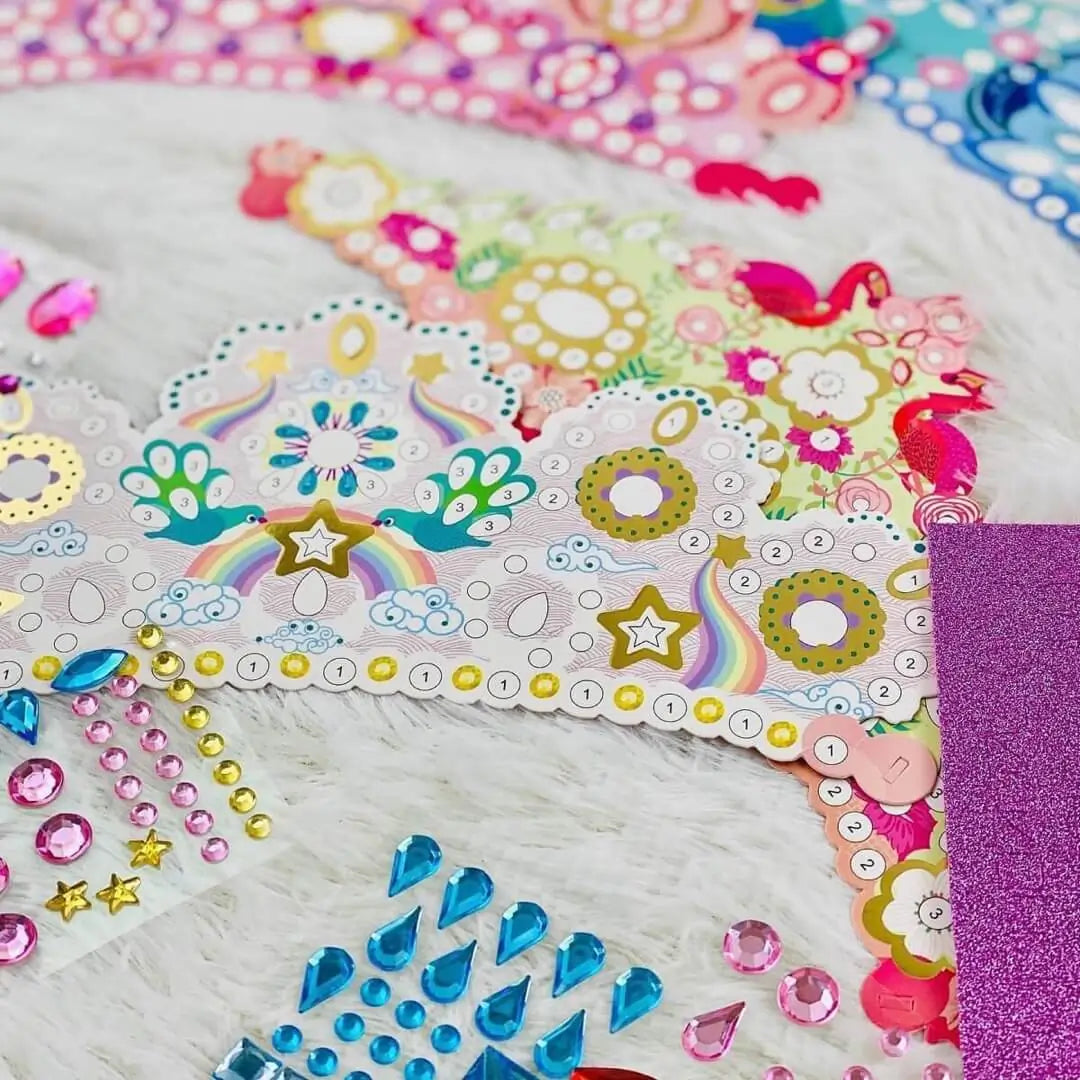 Kit DIY - Diadèmes mosaïques à décorer - Art & bricolage by Djeco