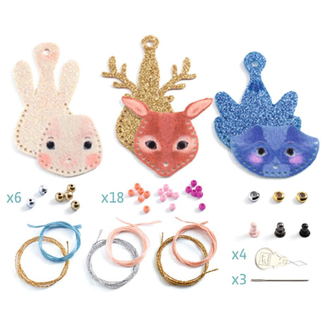 Kit DIY Étincelants - Colliers à secrets à créer - Art & bricolage by Djeco