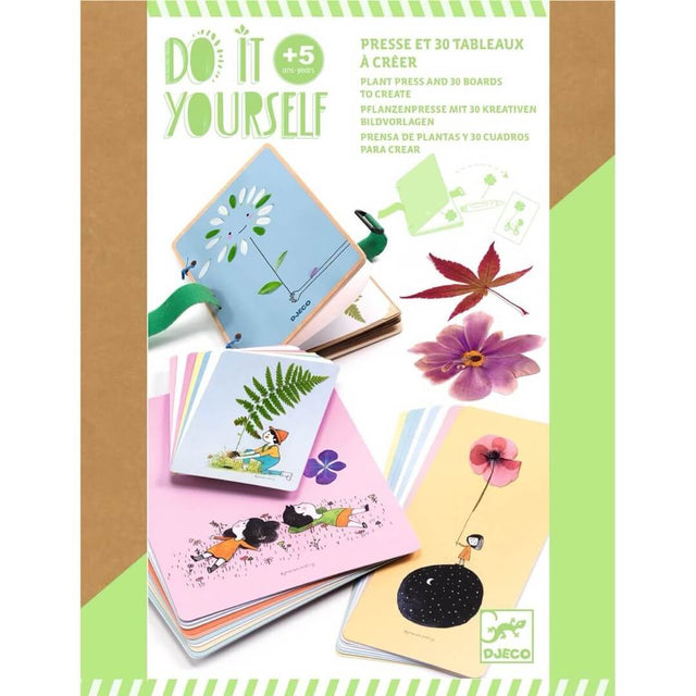 Kit DIY Inspirante nature - presse et 30 tableaux - Art & bricolage by Djeco