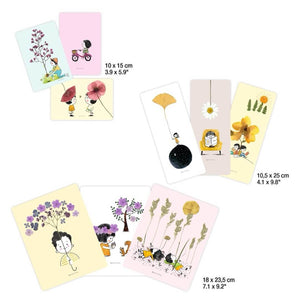 Kit DIY Inspirante nature - presse et 30 tableaux - Art & bricolage by Djeco