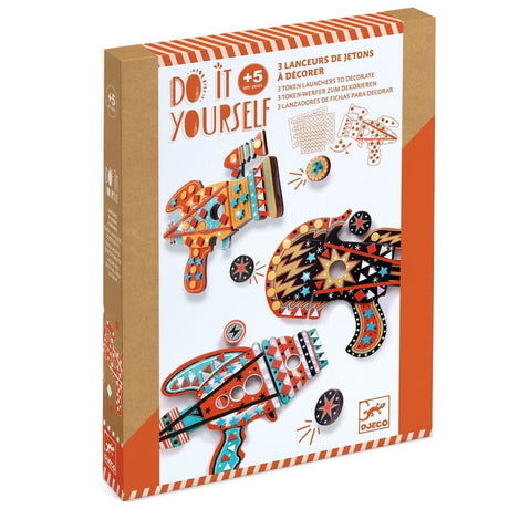 Kit DIY - Lanceurs de jetons à décorer Kosmik - Art & bricolage by Djeco