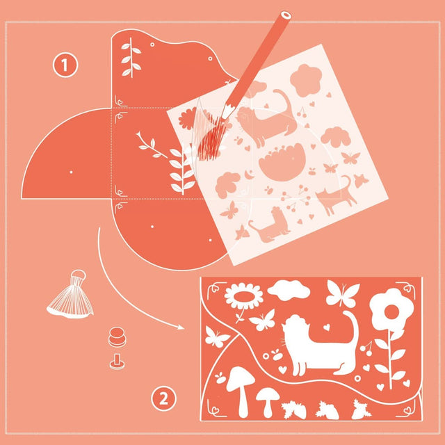 Kit DIY - Pochettes Joyeux amis à créer - Art & bricolage by Djeco
