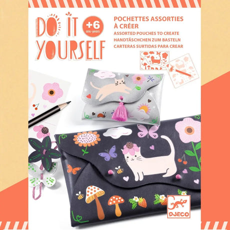 Kit DIY - Pochettes Joyeux amis à créer - Art & bricolage by Djeco