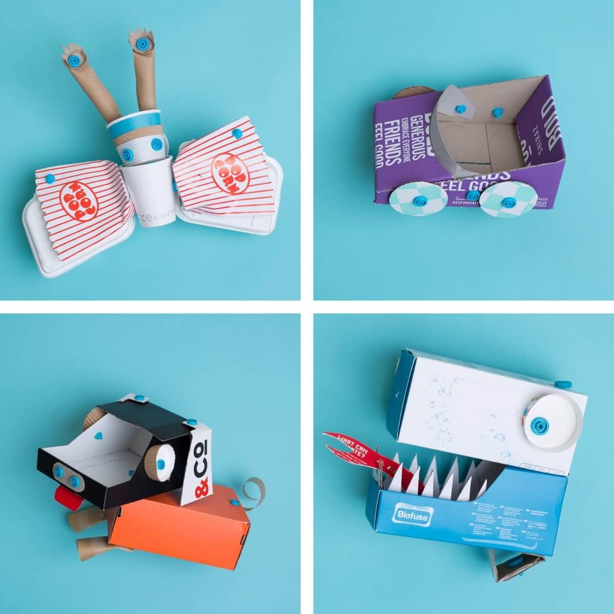 Kit Makedo Explore - Outils de construction en carton (50 pcs) – Comme ...