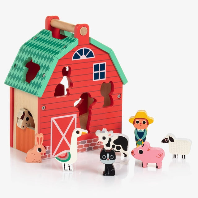 La Ferme des formes - Jouets à trier & empiler by Vilac