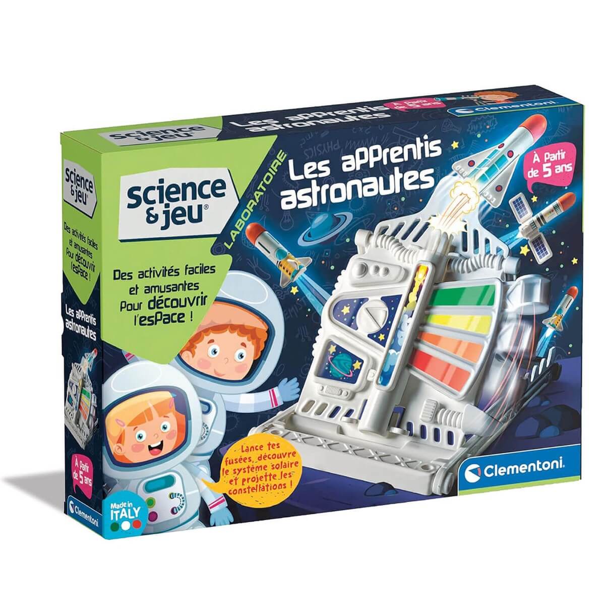 Labo de l'espace: apprentis astronautes-Jeux scientifiques-Clementoni-Comme des Pirates