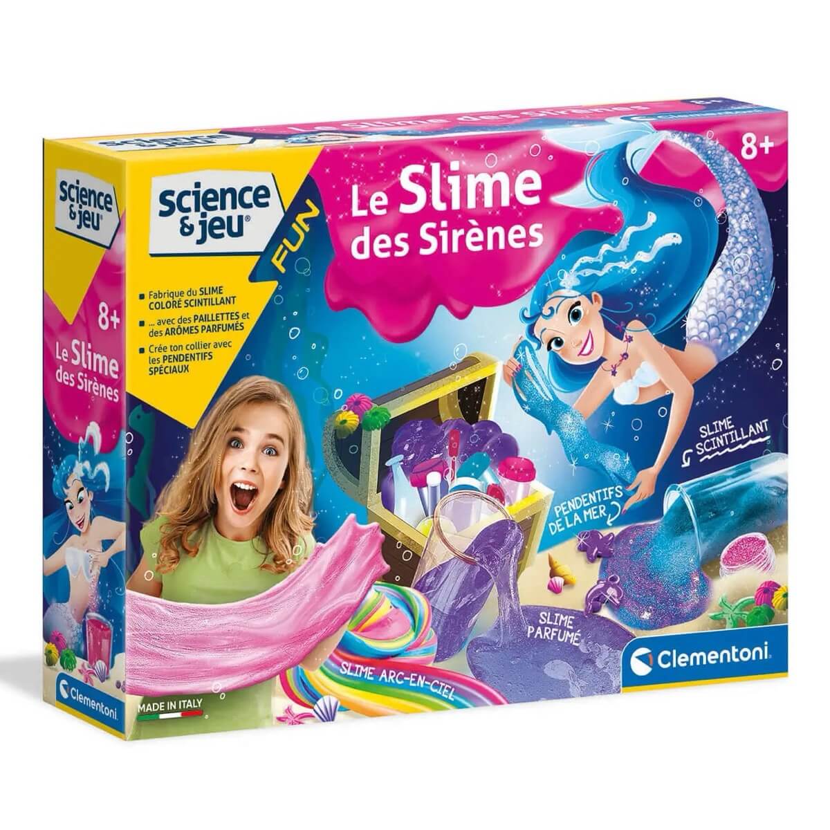 Labo de Slime des Sirènes - Jeux scientifiques by Clementoni