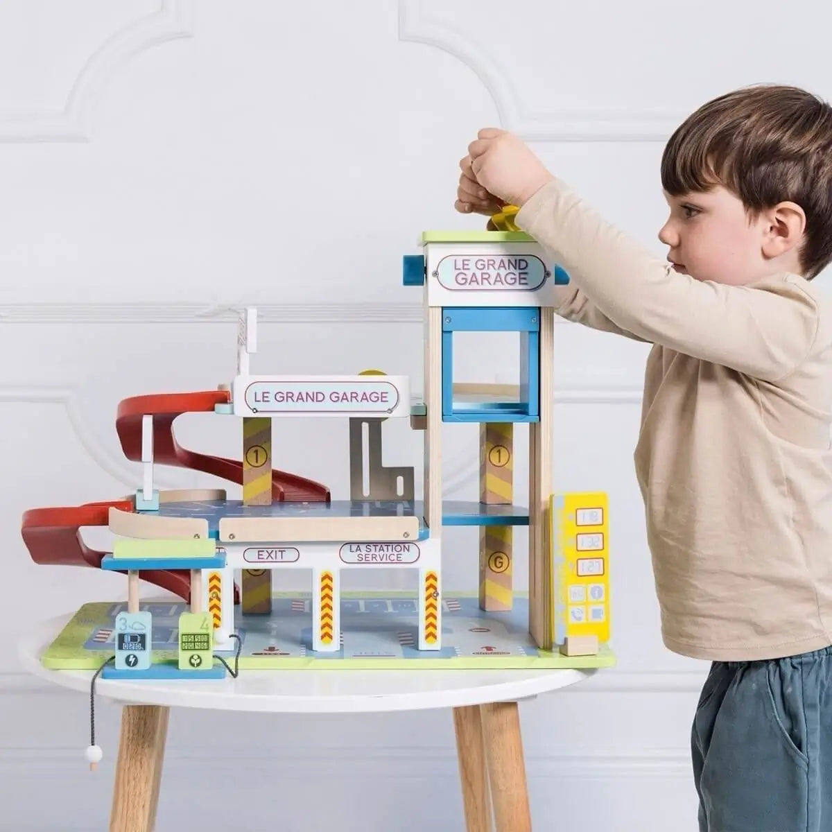 Le grand garage wooden toys on sale