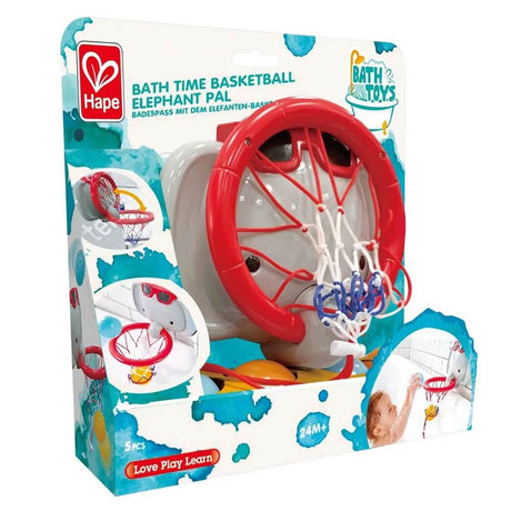 L'heure du bain avec Éléphant Basketball-Hape-Comme des Pirates