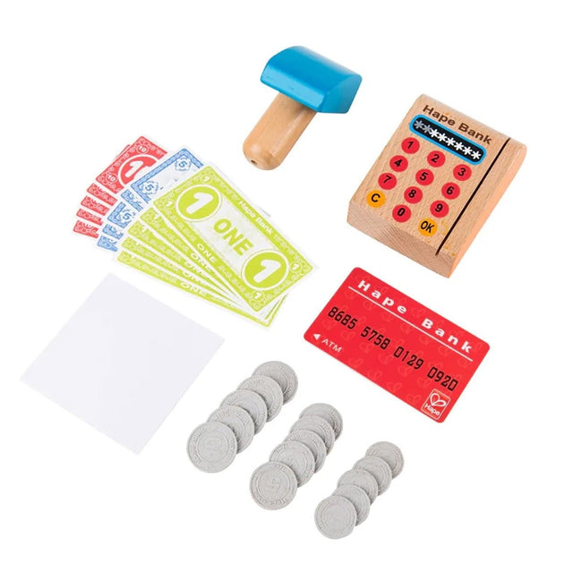 Caisse enregistreuse en bois (37 pcs) - Jouets d'imitation by Hape