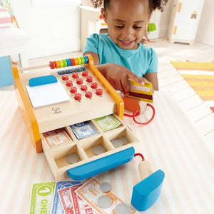 Caisse enregistreuse en bois (37 pcs) - Jouets d'imitation by Hape