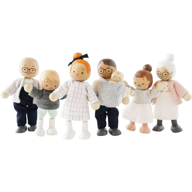 Ma famille de poupées en bois - Poupées by Le Toy Van