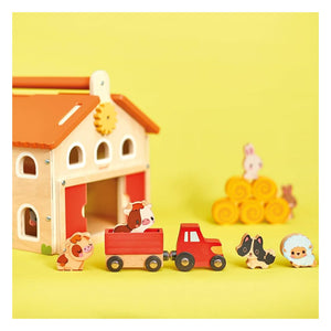 Ma première ferme en bois - Ensembles de jeu by Janod