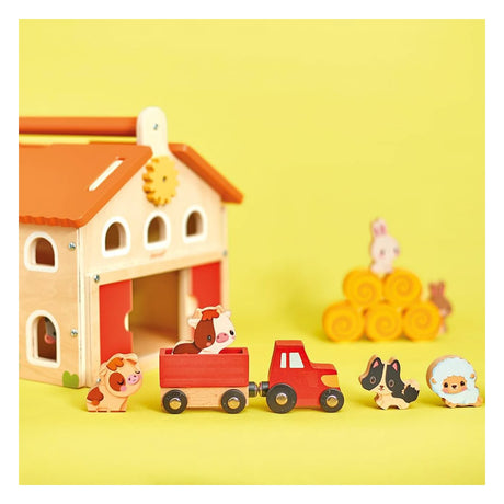 Ma première ferme en bois - Ensembles de jeu by Janod