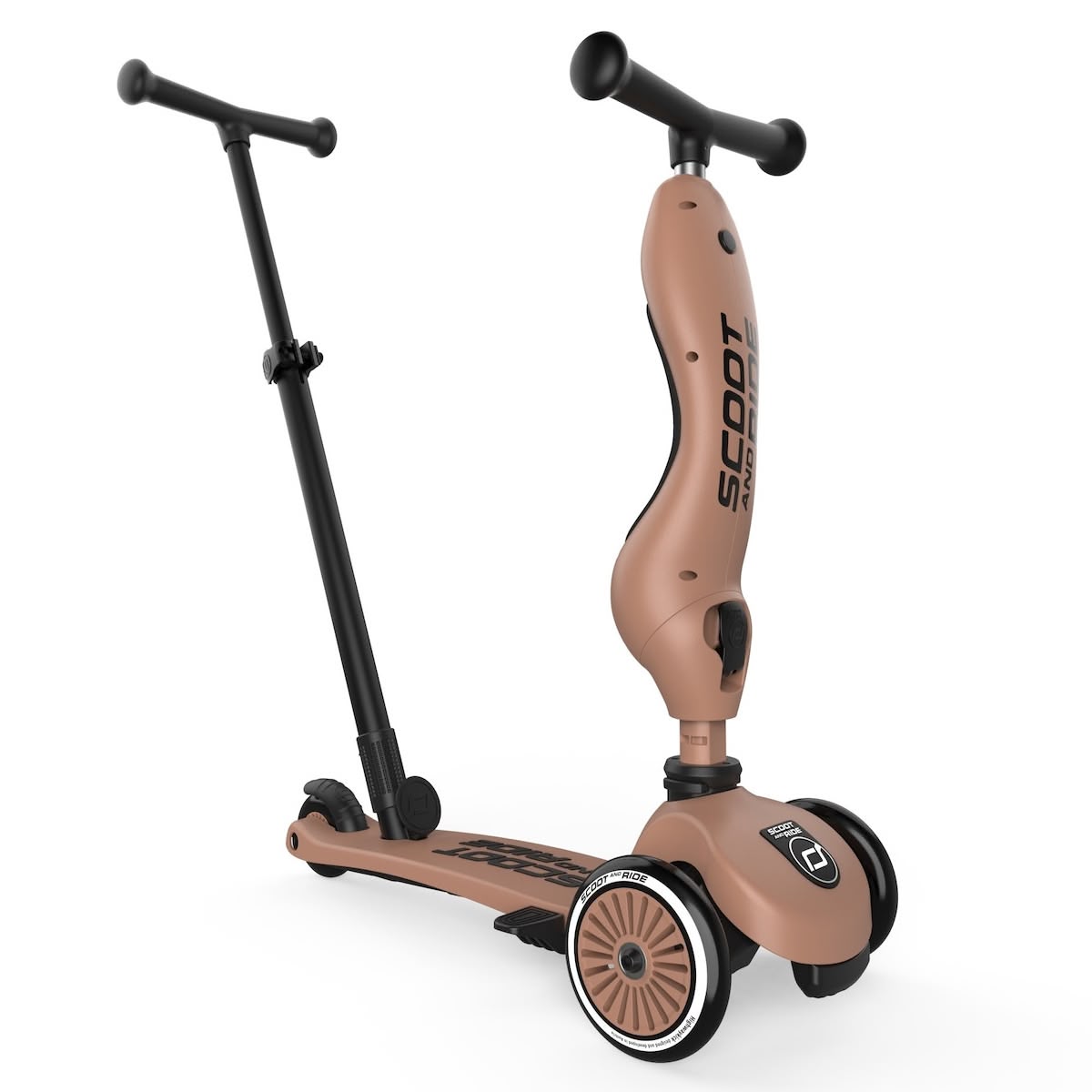 Highwaykick 1 Push & Go Scooter - Mocha