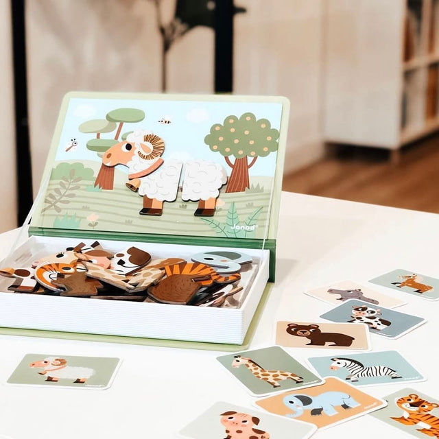 Magnétibook - Animaux (30 pcs) - Jeux magnétiques by Janod