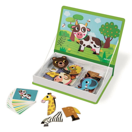 Magnétibook - Animaux (30 pcs) - Jeux magnétiques by Janod