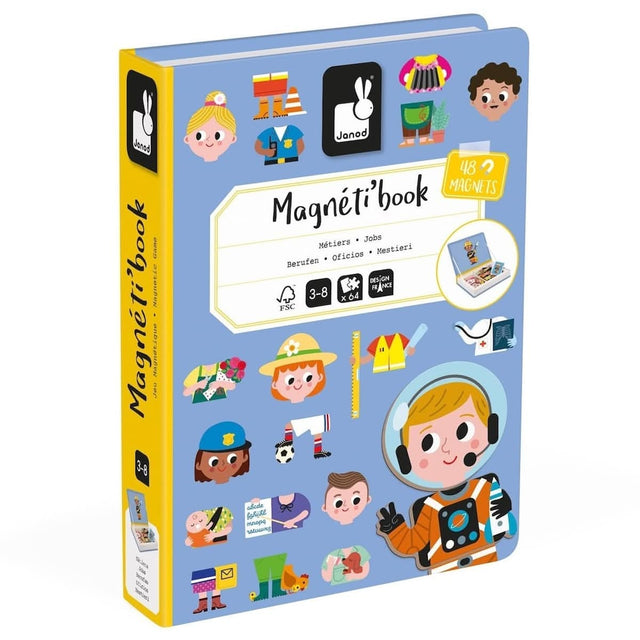 Magnétibook - Métiers (48 pcs) - Jeux magnétiques by Janod