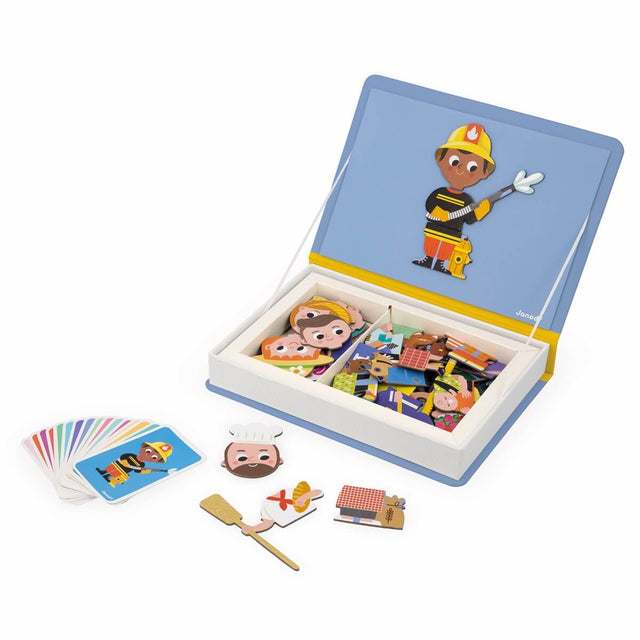 Magnétibook Métiers (48 pcs)-Janod-Comme des Pirates