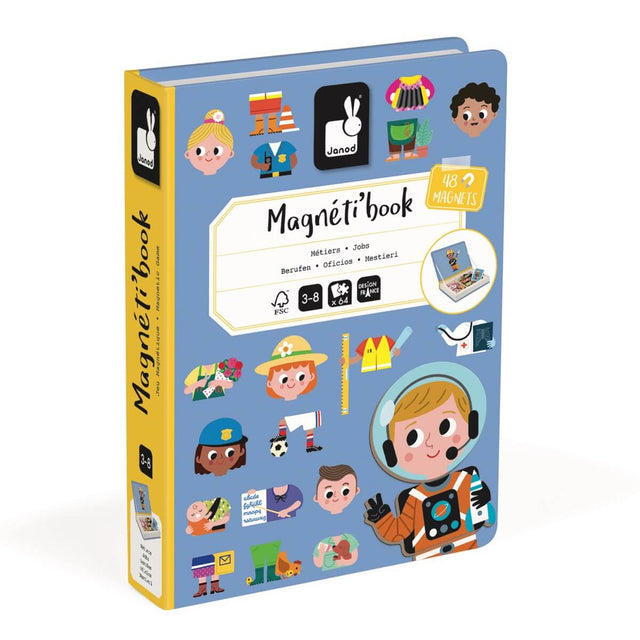 Magnétibook Métiers (48 pcs)-Janod-Comme des Pirates