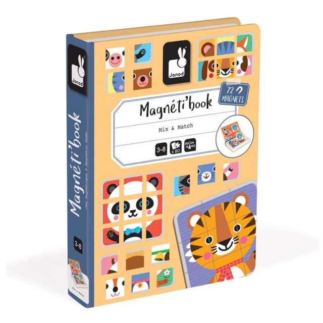 Magnétibook - Mix-&-match Animaux (72 mcx)-Janod-Comme des Pirates