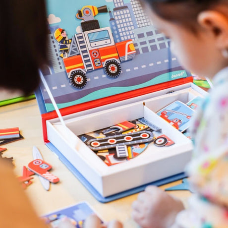 MagnétiBook - Pompiers - Jeux magnétiques by Janod