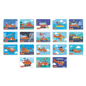 MagnétiBook - Pompiers - Jeux magnétiques by Janod