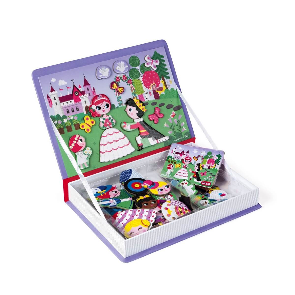 Coffret magnétique - Princesses (55 mcx)-Janod-Comme des Pirates