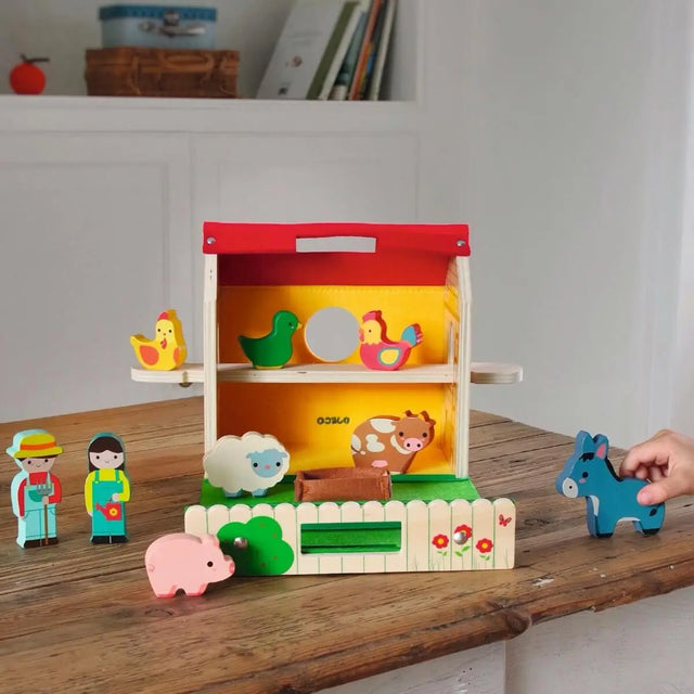 Maison de ferme et figurines Softi Farm - Ensembles de jeu by Djeco