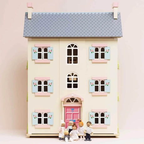 Maison Cherry Tree: meublée + famille de poupées - Maisons de poupée by Le Toy Van