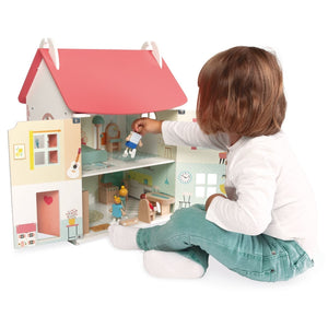 Furnished dollhouse (15 pcs)