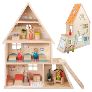 Maison de poupée + mobilier La Grande Famille - Ensembles de jeu by Moulin Roty