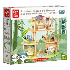 Maison meublée de la famille Pandas (25 pcs)-Hape-Comme des Pirates