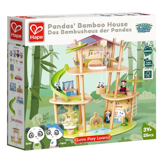 Maison meublée de la famille Pandas (25 pcs)-Hape-Comme des Pirates