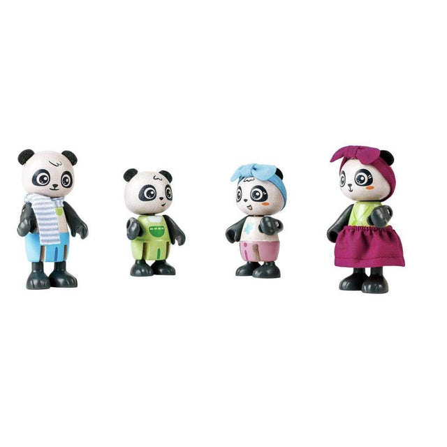 Maison meublée de la famille Pandas (25 pcs)-Hape-Comme des Pirates