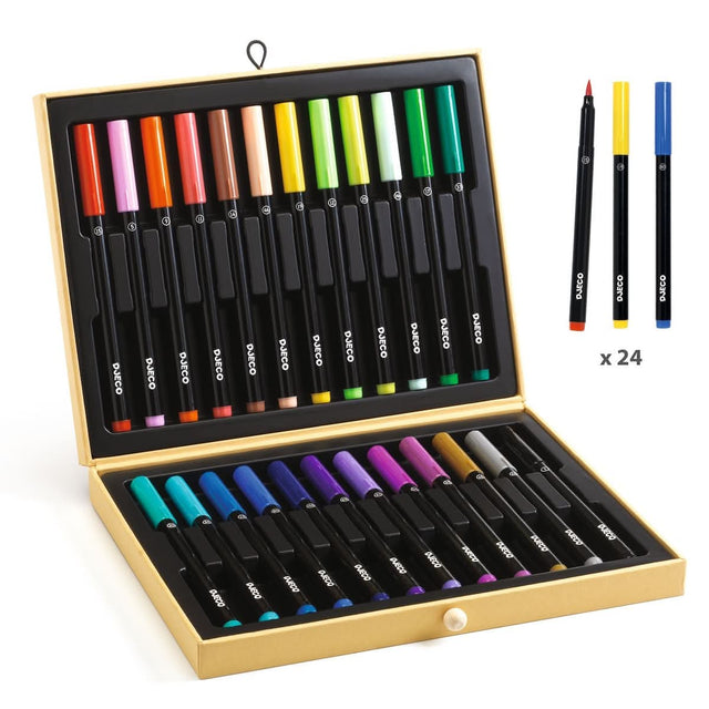 Malette couleurs - Mes 1ers feutres pinceaux - Art & bricolage by Djeco