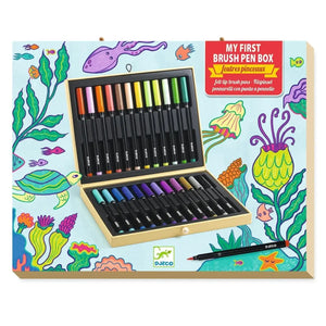 Malette couleurs - Mes 1ers feutres pinceaux - Art & bricolage by Djeco