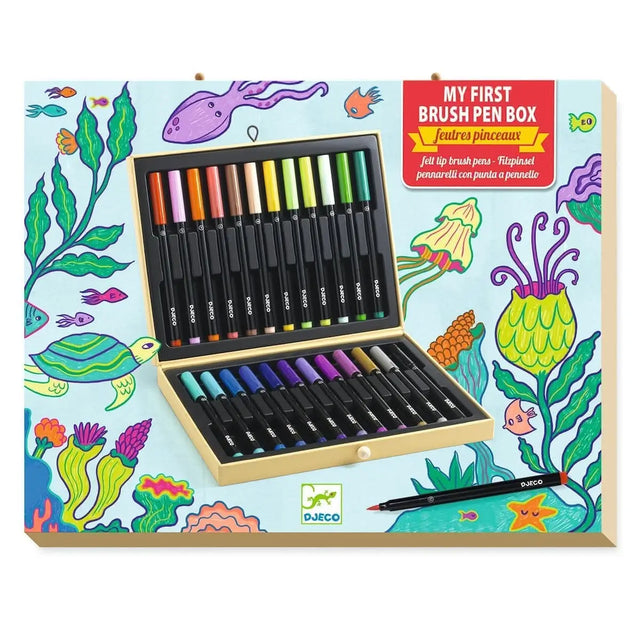 Malette couleurs - Mes 1ers feutres pinceaux - Art & bricolage by Djeco