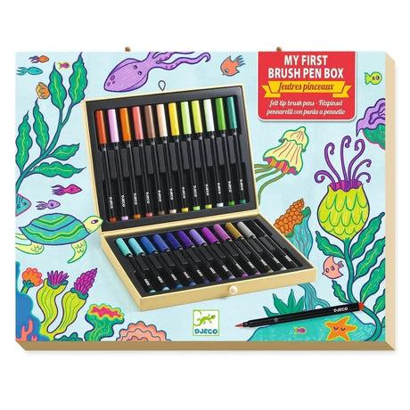 Malette couleurs - Mes 1ers feutres pinceaux - Art & bricolage by Djeco