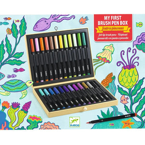Malette couleurs - Mes 1ers feutres pinceaux - Art & bricolage by Djeco
