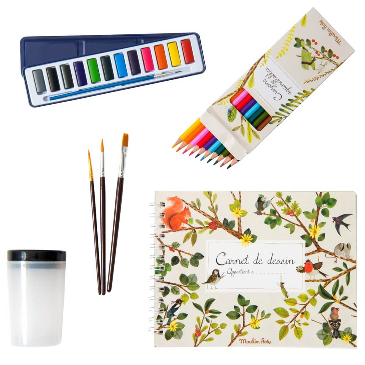 Mallette l'aquarelliste Jardin du Moulin - Art & bricolage by Moulin Roty