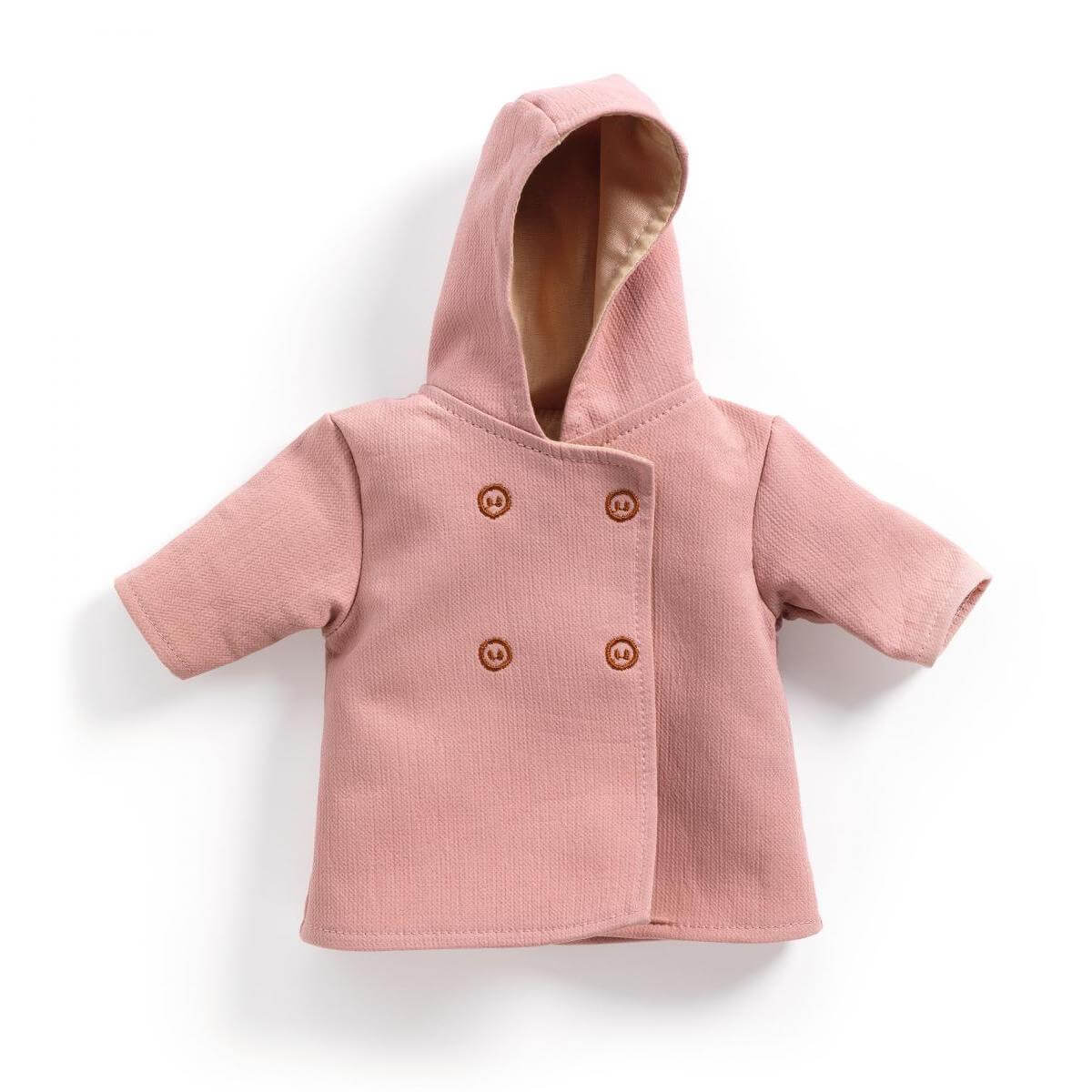 Manteau à capuche de poupée Pomea-Accessoires poupée-Djeco-Comme des Pirates